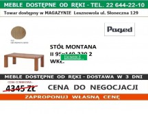 STÓŁ MONTANA II 95x140-230 2 WKŁ. DĄB OLEJOWANY